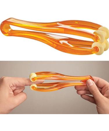 Hand Roller for Muscles - Finger Roller Massager | Pain Relief Massage Tool - 1PC Double Rubber Roller for Arms - Buy Online on GoSupps.com