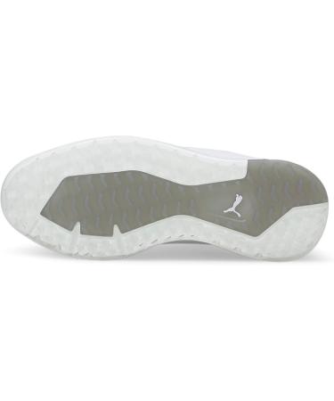 PUMA Men's Proadapt Alphacat Leather Golf Shoe - 41 EU | Puma White & Silver | International Shipping Available - Buy Online on GoSupps.com