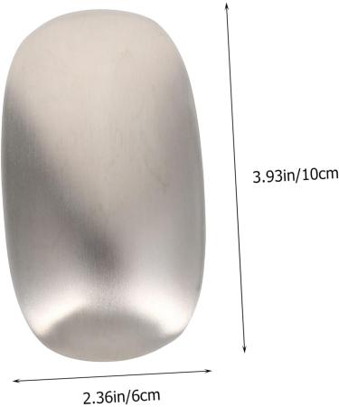 Healeved 2 Pcs Deodorant Soap Garlic Metal Soap Steel Soap Bar Soap for Body Odor Metal Soap Bar Odor Absorber Soap Odor Removing Bar Smell Eliminator Tool Square Absorbent Stainless Steel 1 count (Pack of 1) Silverx2pcs - Buy Online on GoSupps.com