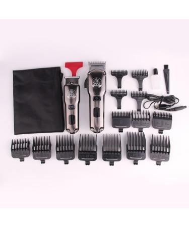Hair Clippers for Men Hair Clipper Professional Hair Trimmer 2 in 1 Haircutting Kit Waterproof Cordless Barber Set LED Display Rechargeable V-675 - Buy Online on GoSupps.com