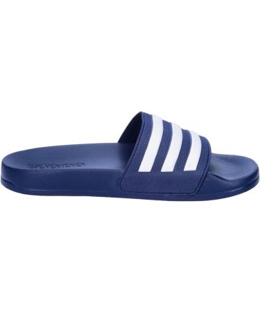 Adidas Unisex Kinder Adilette Shower Slides - Dark Blue/Cloud White - EU Size 39 1/3 | International Shipping Available - Buy Online on GoSupps.com