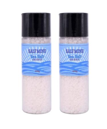 Giant Sea Salt Grinder Atlantic Seasalt No MSG Preservative or Colourants 370gX2