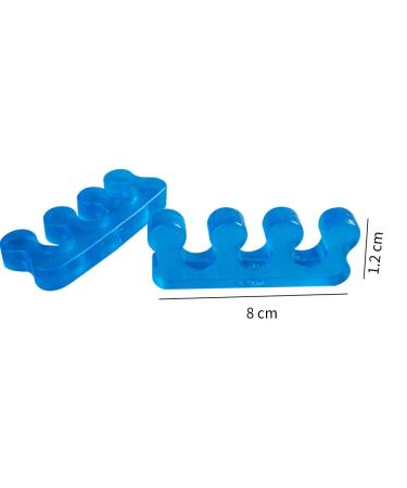 Buy Soft Silicone Toe Spreaders - 2 Pack Blue Nail Separators for Plantar Fasciitis & Hammer Toes | International Shipping - Buy Online on GoSupps.com