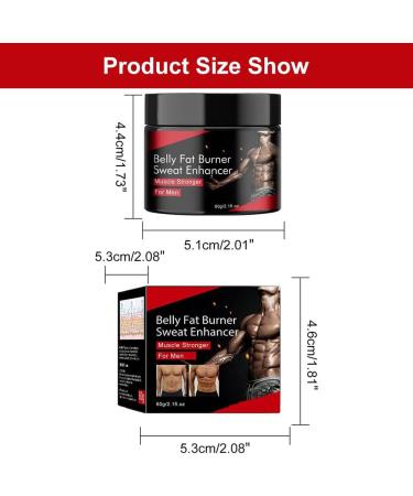 Rakiuty Fat Burning Cream for MenQuick Acting Hot Cream for Belly Fat BurnerFat Burning CreamFat Burning Cream for BellyWorkout Enhancer Hot Cream60G - Buy Online on GoSupps.com