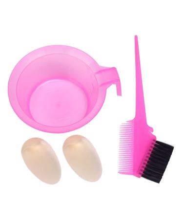 FRCOLOR Hair Dyeing Tools Hair Dyeing Supplies 2 Sets Tools Oil Bowl Two Sides Hair Dyeing Brush Hair Coloring Kit