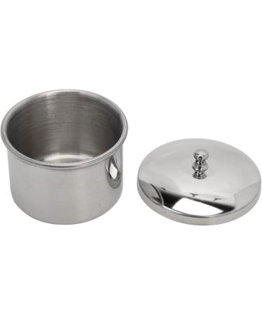 Dustproof Smooth Surface Nail Art Equipment Cup with Lids Stainless Steel Nail Powder Holder Thickening Sturdy Compact Manicure Tools for Nail Design - Buy Online on GoSupps.com
