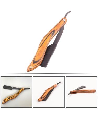 Buy PATKAW Stainless Steel Folding Razor with Wooden Handle | Vintage Beard & Hairdresser Razor - Buy Online on GoSupps.com