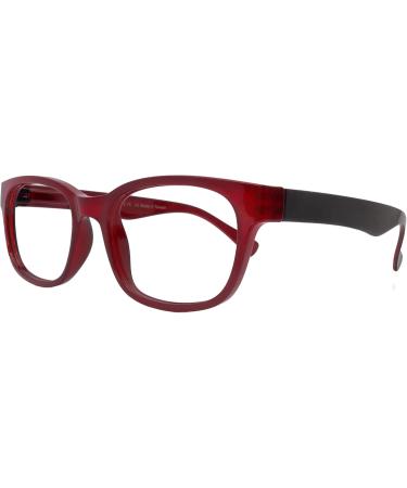 Rita Premium Reading Glasses for Women - High-End Square Eyeglasses in Red 2.5x - Stylish and Comfortable - Buy Online on GoSupps.com