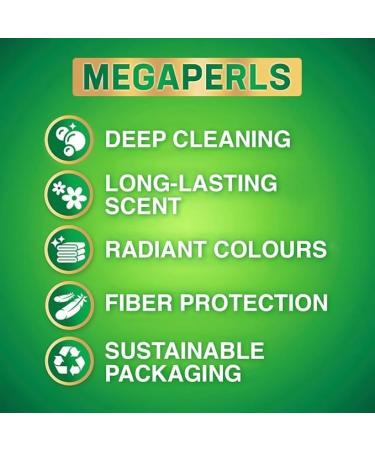 Persil Universal Megaperls Laundry Detergent 48 Loads. INCLUDES 3 X Universal Megaperls Powder 1.12 kg (16 Wash Loads) each | Ultra concentrated - Buy Online on GoSupps.com