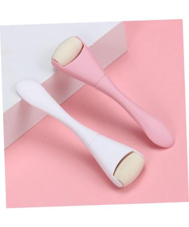 Mikinona Oil Removal Roller Face Massager Skin Care Roller Face Beauty Roller Skin Care Tool Facial Massage Tool Oil Absorbing Face Roller Facial Massager Handheld Face Roller 10.30X2.70X1.50CM White - Buy Online on GoSupps.com