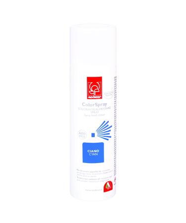 SPRAY COLOURING CYAN/BLUE 250ml