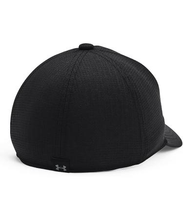 Under Armour Boys' ArmourVent Storm Adjustable Hat - Black/Pitch Gray (001), Small-Medium - Buy Online on GoSupps.com
