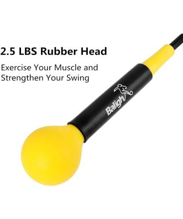 Greatlizard Golf Swing Training Aid - 48 Yellow Golf Trainer for Strength, Flexibility, and Tempo Training - Golf Accessories for Men and Women - Buy Online on GoSupps.com