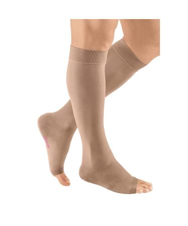 mediven Plus for Men & Women 30-40 mmHg Calf High Compression Stocking Open Toe