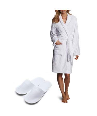 24 Pairs Cotton Velvet Closed Toe Spa Slippers - Disposable, Fit for US Men Size 10 and Women Size 11 - Perfect for Hotels, Homes, and Guests - Buy Online on GoSupps.com