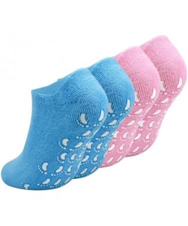 Cozlly 2 pair of gel socks socks gel foot spa socks foot care gel socks for women and men moisturizing socks overnight foot mask socks moisturizing foot care - Buy Online on GoSupps.com