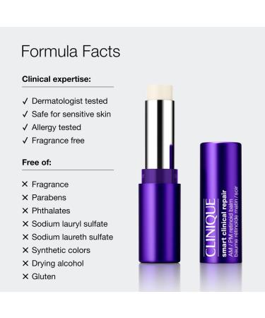 Clinique Smart Clinical Repair AM/PM Retinoid Balm With Hyaluronic Acid For All Skin Types | Softens + Plumps Fine Lines | Safe For Sensitive Skin 0.11 Ounce - Buy Online on GoSupps.com