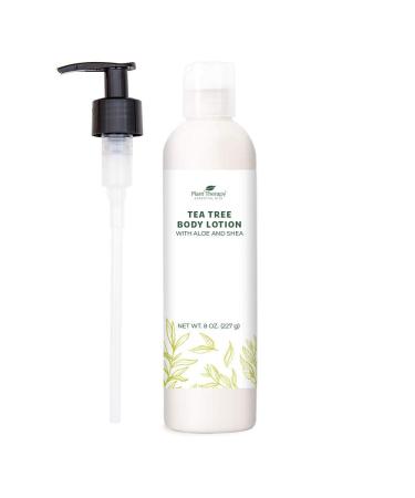 Plant Therapy Tea Tree Body Lotion 8 oz - Hydrating Aloe & Shea Formula for Nourished Skin - Buy Online on GoSupps.com