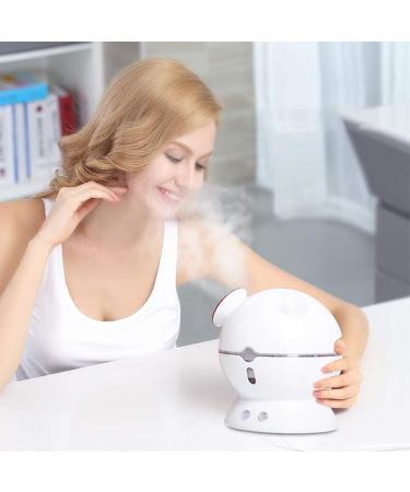 Facial Steamer Nano Ionic Warm Mist Face Humidifier Home Sauna SPA Face Sprayer Atomizer for Moisturizing Unclogs Cleansing Pores - Buy Online on GoSupps.com