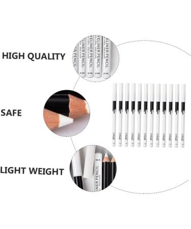 minkissy 36Pcs Lying Silkworm Eyeliner Highlighter Makeup Pens Eyebrow Ruler Liner Gel Pencil Makeup Pen For Eye Makeup Eyebrow Pencil Bleaching White Plastic Madam Set Mediumx3pcs Whitex3pcs - Buy Online on GoSupps.com