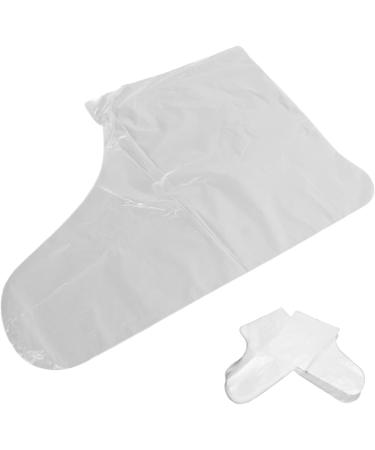 100-Pack Disposable Foot Masks - Moisturizing Pedicure Socks for Spa Treatment | One-Way Clear Foot Moisturizer - Buy Online on GoSupps.com