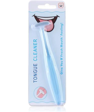 Soft Silicone Tongue Brush - Pink Rose | Effective Oral Cleaning Brush for Fresh Breath & Tongue Care - International Shipping Available - Buy Online on GoSupps.com