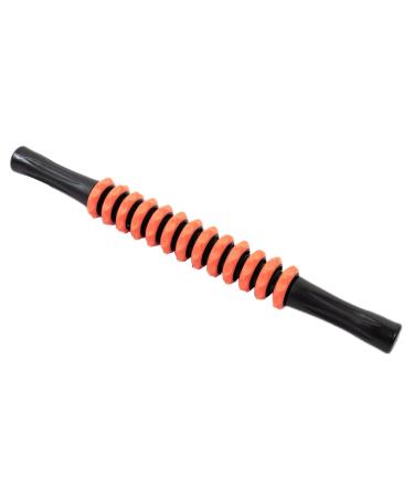 Folpus Roller Body Massager Trainer Portable Manual Massager Waden-Hamstring Massager for Athletes Exercises Yoga Bone Training Orange