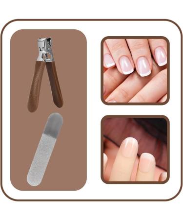 1 Set Nail Clippers for Thick Nails Large Handle Toe Nail Clippers Sturdy Comfortable Nail Clipper Set for Thick Fingernail Toenail Men and Women - Buy Online on GoSupps.com