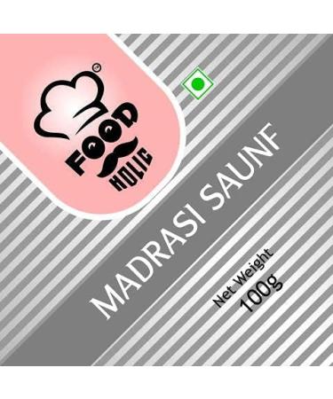 Foodholic Peppermint Mouth Freshener White Sweet Fennel Seeds Mukhwas (Madrasi Saunf) (100 Gm)_Packing May Vary - Buy Online on GoSupps.com