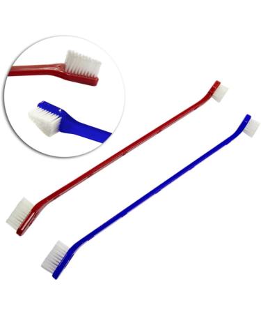 Hohopeti 6 Pcs Double Sided Toothbrush Dog Toothbrush and Toothpaste Dog Toothbrushes Dogs Toothbrushes Pet - Buy Online on GoSupps.com