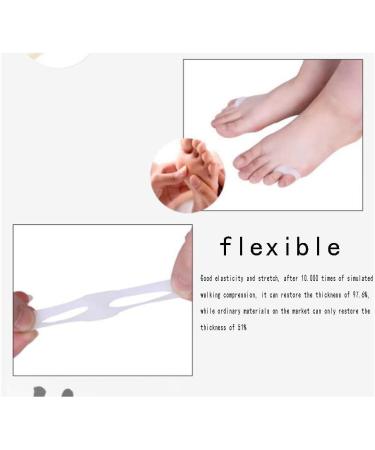 Deaver Double Loop Silicone Gel Toe Separator for Valgus Correction | Unisex Foot Care - 2 Pairs - Buy Online on GoSupps.com