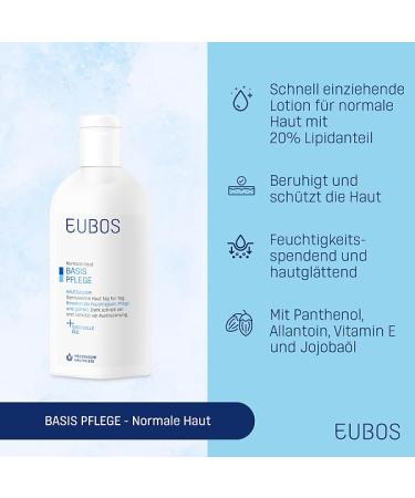 Eubos Skin Balm | Moisture-Giving Body Lotion 200ml | Dermatologically Tested for Normal Skin | Best International Shipping - Buy Online on GoSupps.com