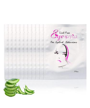 50 Pairs Eyelash Extension Pads | Anti-Aging Under Eye Masks - Lint-Free Gel Eye Pads for Eyelash Transplantation | 5 Colors & 2 Types | High-Quality Silver Beauty Head - Buy Online on GoSupps.com