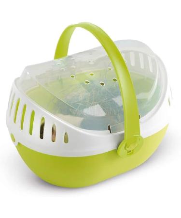 Nobby ELMO Transport Box for Rodents - Medium Green 30.5 x 24.5 x 20.5 cm | Ideal for Safe Pet Travel - Buy Online on GoSupps.com