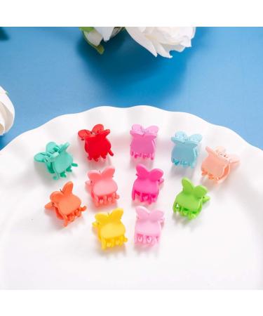 80-Piece Baby Mini Hair Clips - Colorful Plastic Octopus & Spider Jaw Clips for Girls - Perfect Cling Hair Accessories for Children - Buy Online on GoSupps.com