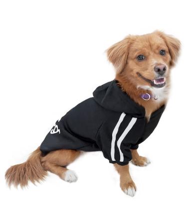 Eastlion Dog Sweater Puppy T-Shirt Warm Pullover Coat Pet Clothes Apparel Black Size LL Black - Buy Online on GoSupps.com