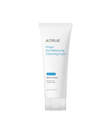 Origin Pure Balancing Cleansing Foam/ Mild & Moist Cleansing/ Sub-acidic Gentle Exfoliate/ Sensitive Dry All skin type/ VEGAN/ Korean Skin Care