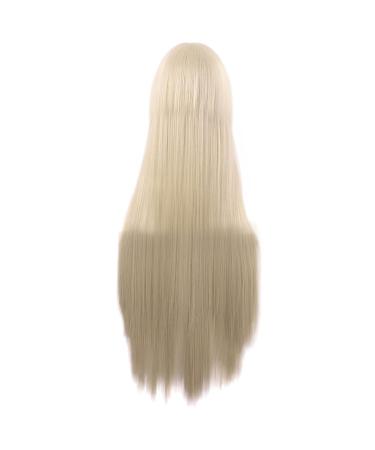 MapofBeauty 40 Inch Gold Long Straight Cosplay Wig for Women | Unique & Stylish Costume Wig - Buy Online on GoSupps.com