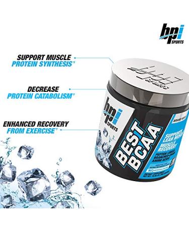 BPI Sports Best BCAA Powder - Arctic Ice Flavor - 30 Servings | Boost Energy & Recovery - Buy Online on GoSupps.com