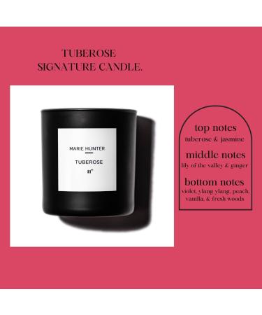 Marie Hunter Tuberose Signature Candle | Luxury Soy Coconut Wax Blend | Hand Poured & Highly Scented Aromatic Candles - International Shipping Available - Buy Online on GoSupps.com