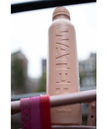 Champagne Pink Reusable Water Bottle | English Still Spring Water 500ml | BPA-Free Eco-Friendly Plant-Based Bottle - Buy Online on GoSupps.com