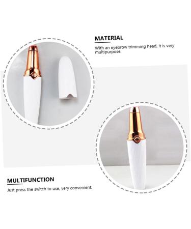 LOLIPPYY Multi Function USB Hair Removal Machine for Women Lightweight Painless Trimmer with Interchangeable Eyebrow Head Suitable for Face Underarms White - Buy Online on GoSupps.com
