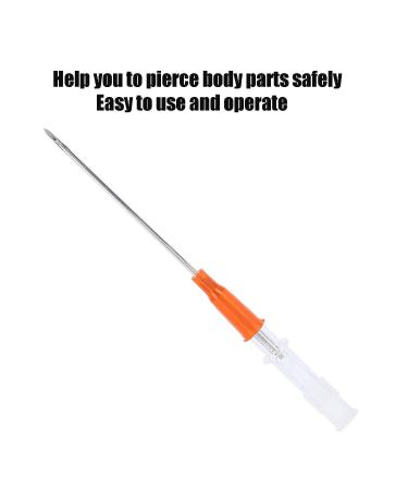 Piercing Needles 50Pcs/Box - Stainless Steel Body Piercing Tools for Body, Ear, Navel, Nose, Lip, Nipple - 14G, 16G, 18G, and 20G Sizes - Buy Online on GoSupps.com