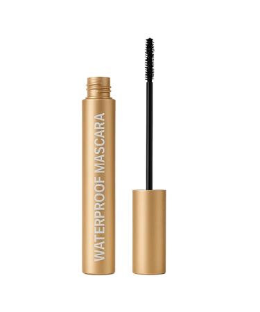 Mascara MakeUpSweat Resistant Mascara AntiSmudge Primer Thick Eyelashes Sweatproof for Sensitive Eyes Women for Performances Swimming Wedding Evening Black