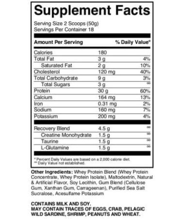 Equate Smooth Vanilla Whey Protein 2lbs - Buy Online on GoSupps.com