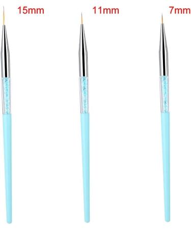 Easy To Operate Gel Nail Polish Pen Nail Liner Brush for Home Salon Shop (Blue) - Buy Online on GoSupps.com