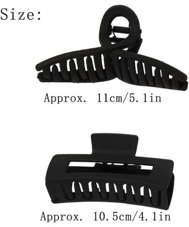 4 Pcs Matte Hair Clips Strong Hold Hair Clips Large Non Slip Hair Clips Hair Claw Clips For Women & Girl (Crossed) - Buy Online on GoSupps.com