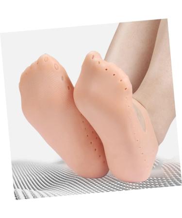 Healeved 4 Pairs Room Socks Silicone Socks Elastic Boat Socks Breathable Socks Lotion Socks Plantar Inserts Socks for Foot Care Protector Shoe Inserts Sebs Socks Beach Socks Heel - Buy Online on GoSupps.com