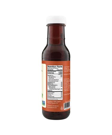 Organic Toasted Sesame Oil 12oz - BPA-Free Plastic Bottle | Premium Quality - Buy Online on GoSupps.com