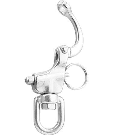 NRC&XRC Swivel Eye Snap Shackle Quick Release Bail Rigging Sailing Boat Marine Stainless Steel Clip Pair 2-3/4 - Silver - Buy Online on GoSupps.com